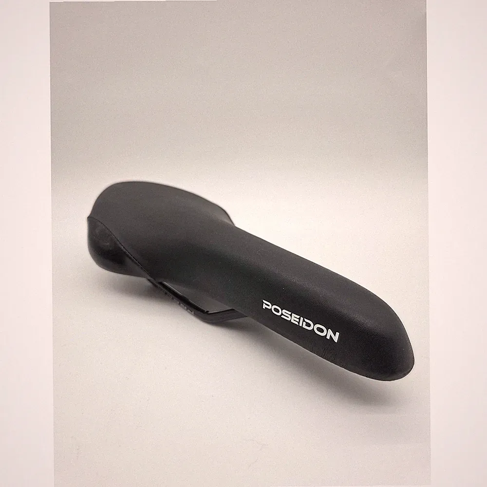 Poseidon Bicycle Saddle OS Black Unisex Road Gravel Performance Bike Seat Rail